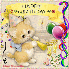 14.chaton joyeux anniversaire !